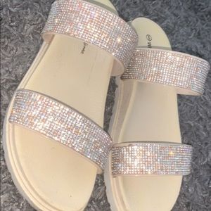 Sparkly sandals